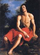 Cristofano Allori St.John the Baptist in the Desert oil painting reproduction
